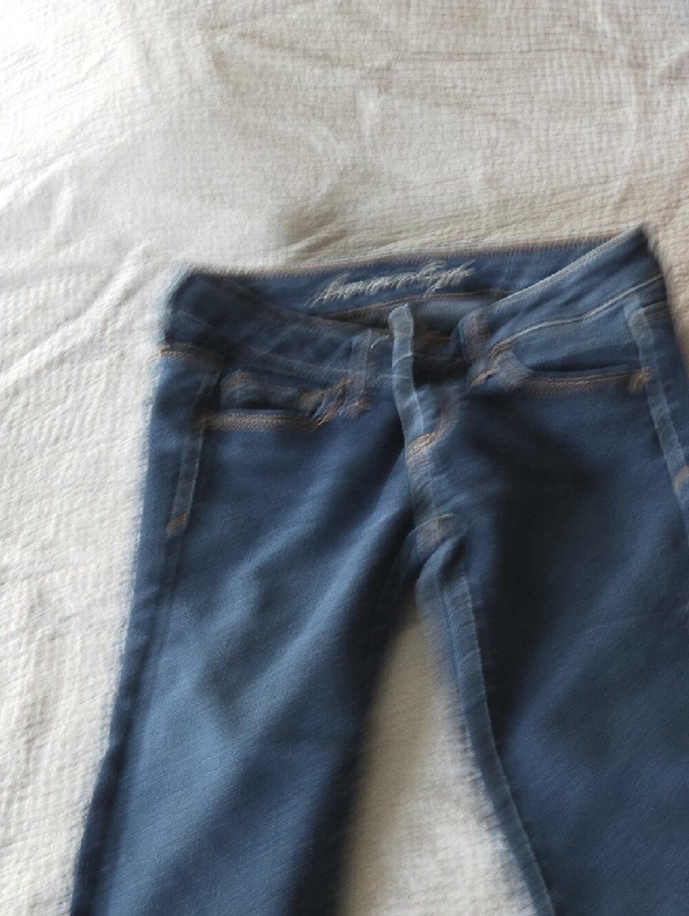American Eagle Outfitters Dark Indigo Skinny Jeans - Picture 4 of 13